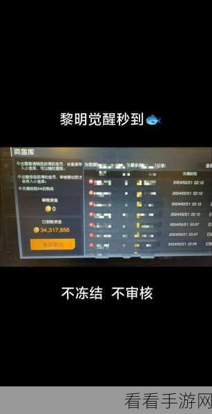 黎明觉醒，金币速刷秘籍，揭秘高效致富途径