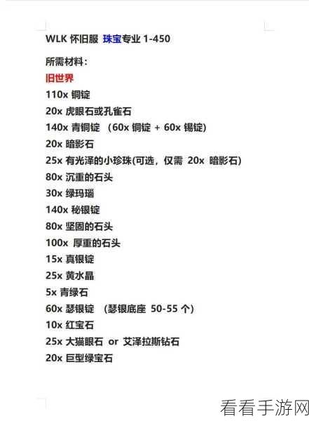 魔兽世界WLK珠宝350后精进指南，解锁高级学习位置全攻略