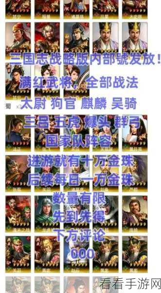 三国志战略版深度攻略，高效攒金珠与武将抽取策略揭秘