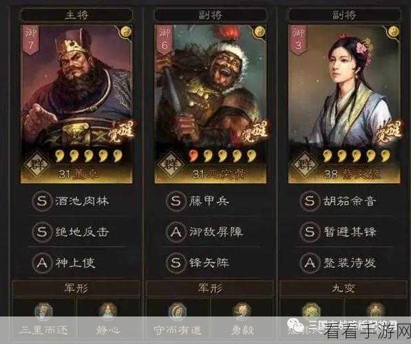 三国志战略版顶尖攻略,蔡文姬与兀突骨双将联动,解锁无敌战术新境界
