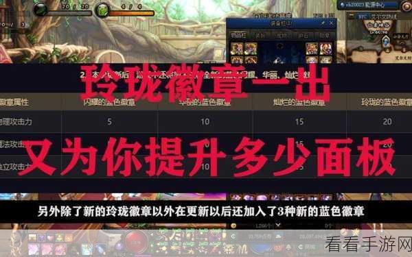 DNF 玲珑徽章选择攻略，资源有限时的最优抉择