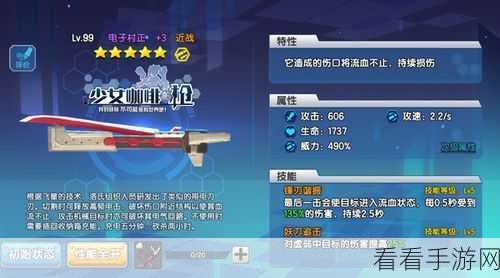 少女咖啡枪，顶尖武器揭秘与经济系统深度剖析