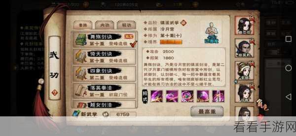 烟雨江湖足少阳经购买秘籍，一路登顶的必备指南