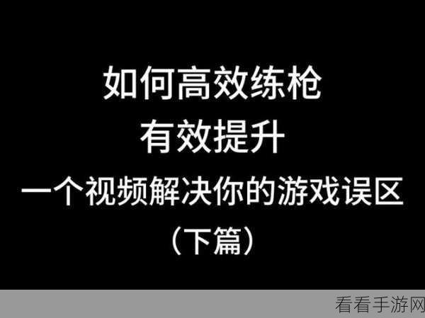 无畏契约职业赛场揭秘，顶尖选手如何精准设置准星，提升射击精度