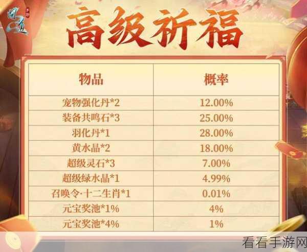 问道手游豪华福利大放送，天降宝盒活动珍稀奖励全揭秘