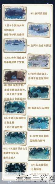原神雪山，可莉宝箱位置大揭秘