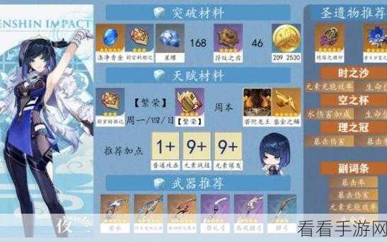 原神夜兰圣遗物搭配推荐：最佳装备组合解析