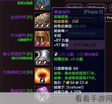 魔兽世界WLK惩戒骑顶级攻略，精准挑选附魔与宝石，战力飙升秘籍