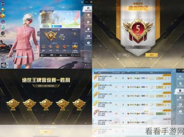 和平精英深度攻略，揭秘王牌印记获取策略，登顶荣耀之路