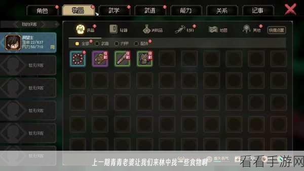 手游攻略秘籍，大侠立志传无名村小任务全解析