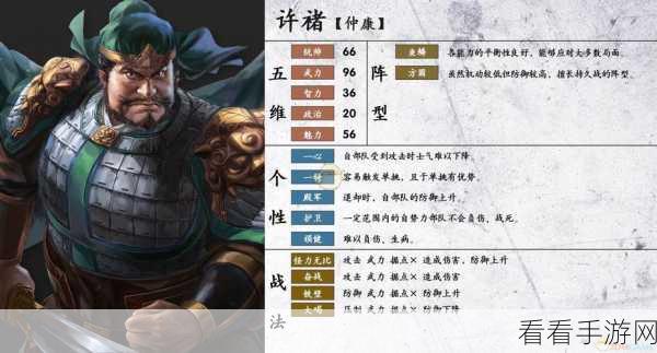三国志战略版：深度剖析许褚强否及许褚阵容搭配与加点详解攻略