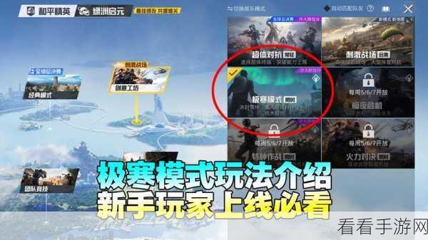 和平精英极寒模式深度攻略，掌握生存技巧，征服冰雪战场