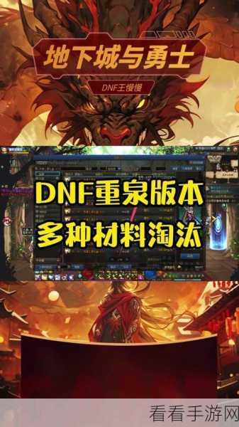 DNF深度攻略，当前版本SS装备优选与培养指南，助你战力飙升！