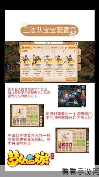 梦幻西游手游，龟速宝宝内丹神搭，战力飙升秘籍