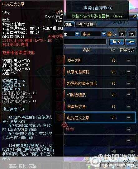 地下城探险必备，代号，地下城新手攻略及八大武器图鉴详解