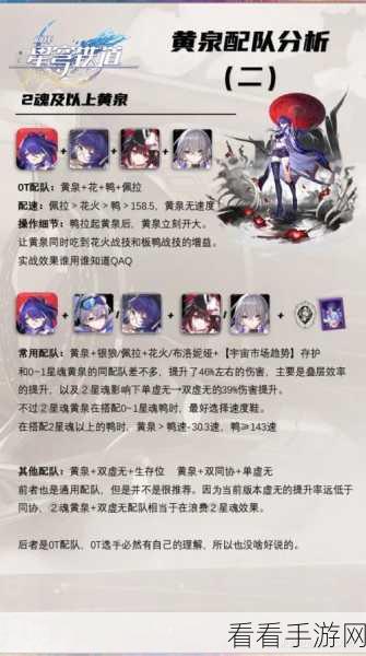 崩坏，星穹铁道深度攻略——解锁论黄数黑阵容与装备幻化搭配秘籍