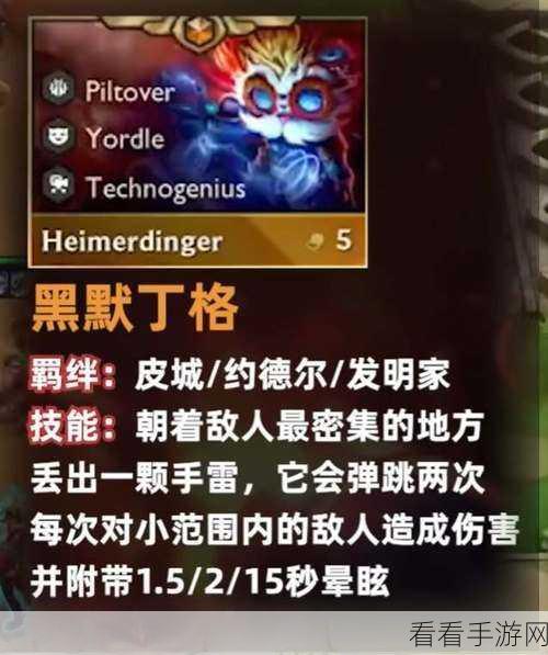云顶之弈S13赛季揭秘，黑默丁格技能全解析，助你策略致胜累积财富