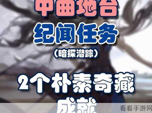 鸣潮暗探潜踪任务攻略，深度剖析高效完成策略与实战技巧