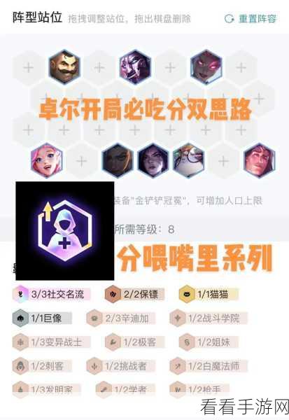 云顶之弈S4赛季冲分秘籍，掌握基础至进阶策略，登顶王者之路