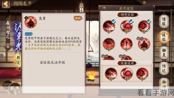 阴阳师新角色揭秘，源赖光技能效果全解析及实战应用