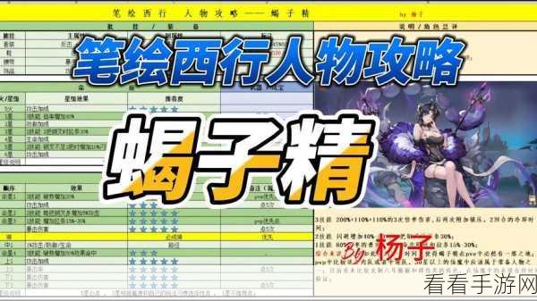 蝎子出门装最优选择及实战技巧