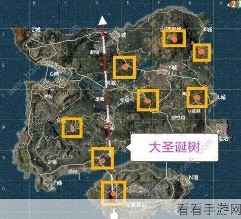 和平精英，大圣诞树神秘刷新点全揭秘