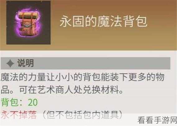 冰原守卫者，背包扩容秘籍大公开