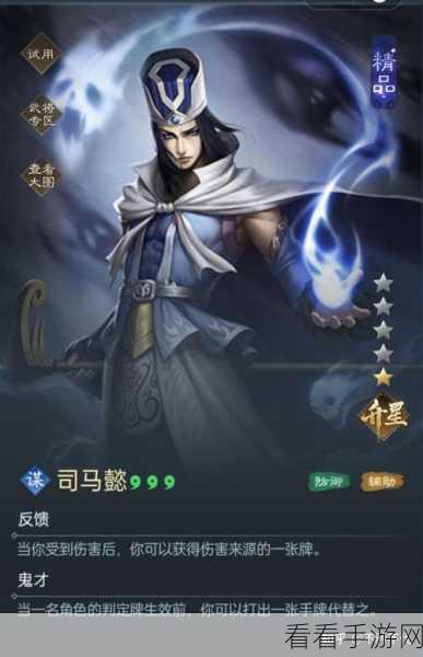 司马懿体验服再调整，技能优化与战术布局深度剖析