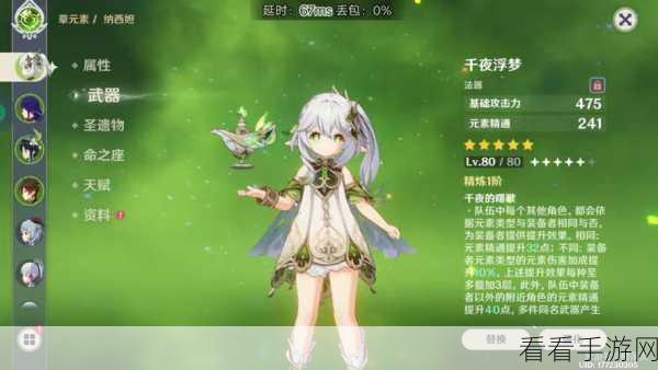 原神纳西妲毕业面板探秘，任务速通及时间掌控绝招