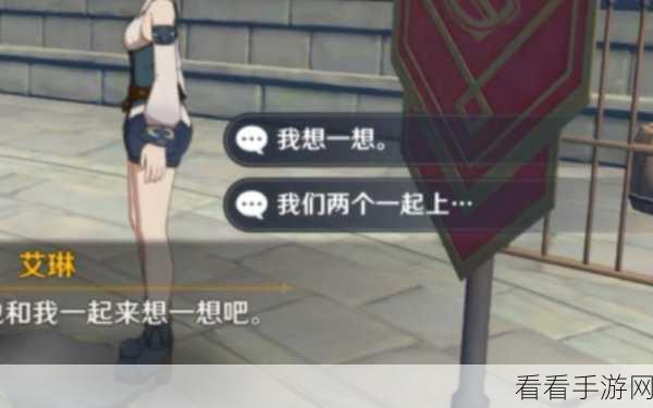 原神，艾琳巧破木桩之谜 全攻略指南