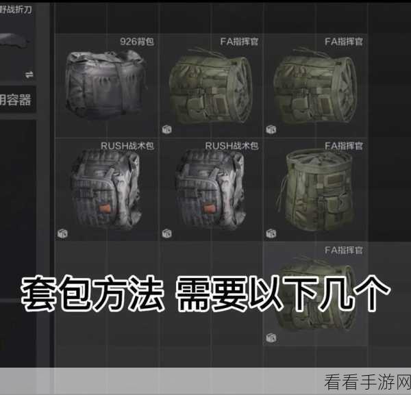 暗区突围，背包满载应对策略与实战技巧揭秘