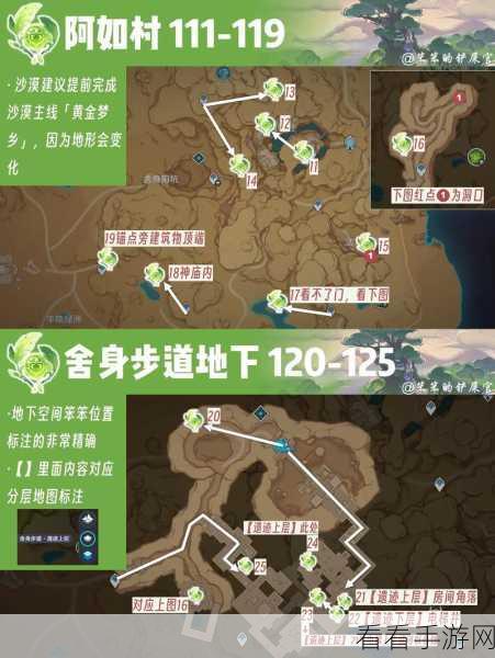 原神荼泥黑渊草神瞳全攻略，精准定位，轻松收集！