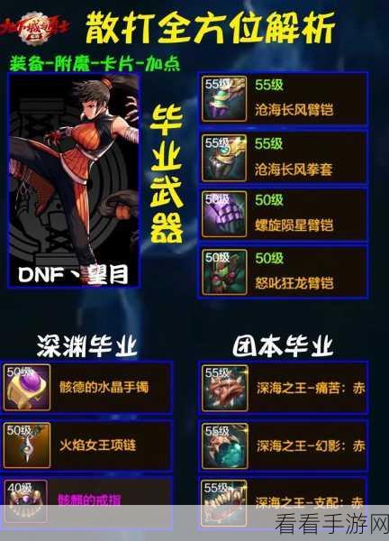 DNF手游职业指南,新手必看,揭秘各职业特色与玩法