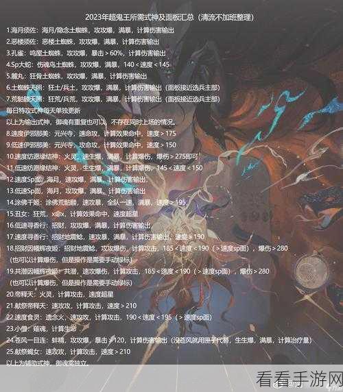 阴阳师必备，探索奉纳御魂的神秘之选