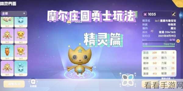 摩尔庄园，精灵培养秘籍 打造无敌梦幻战队
