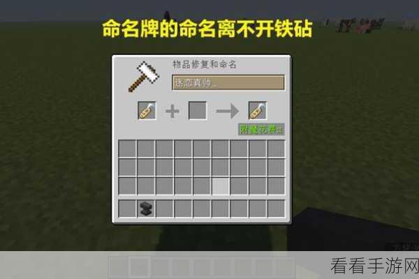 掌握命名艺术！我的世界命名牌使用秘籍大公开