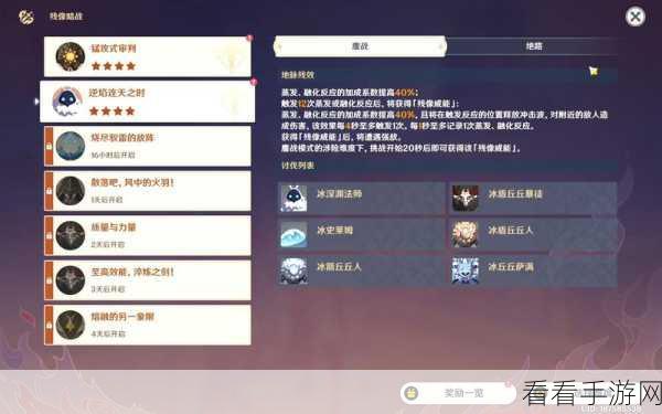 绝路残像暗战终极攻略，原神熔融第七天挑战全解析