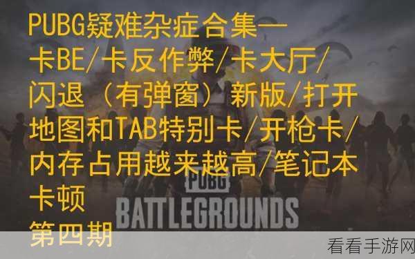 绝地求生手游卡顿黑屏？闪退问题全攻略，助你重返战场！