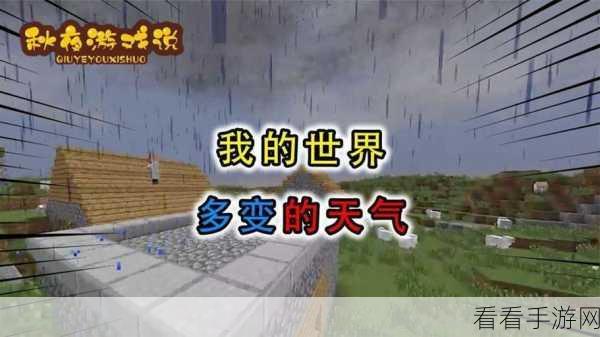 我的世界手游版，掌握天气指令，打造专属游戏气候