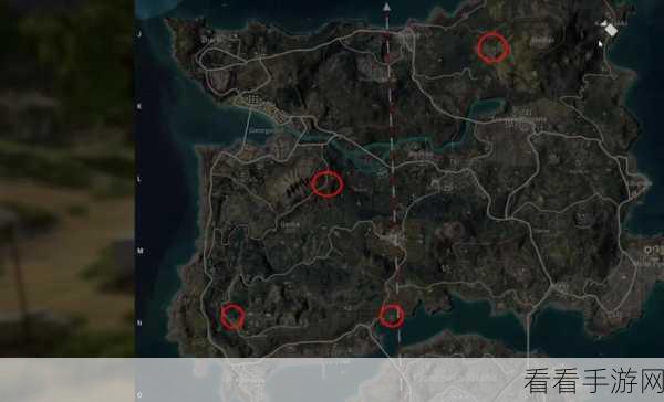 绝地求生手游，顶尖跳伞策略揭秘，海岛图热门落点优势全解析