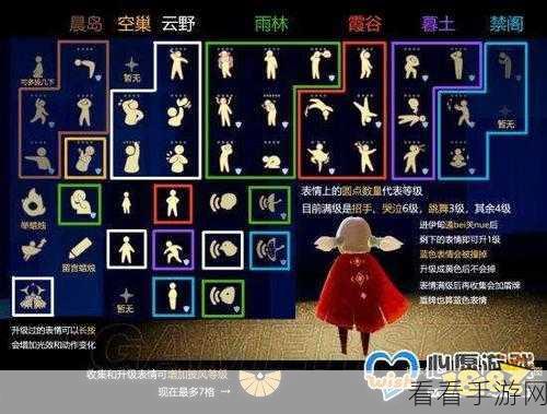 光遇探索指南，揭秘红色光芒的神秘藏匿点及寻找技巧