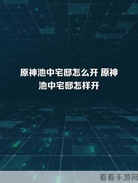 原神池中宅邸,解锁隐藏成就的全攻略秘籍