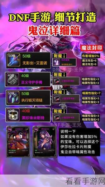 DNF手游鬼泣顶尖配置揭秘，毕业装备全解析