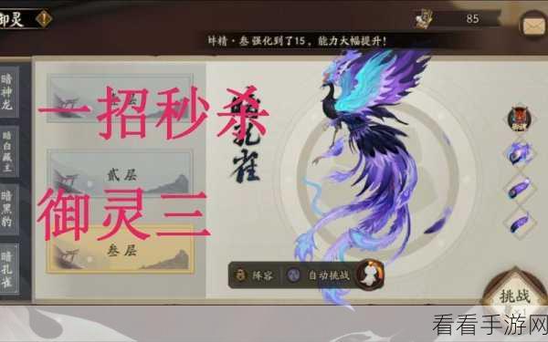 阴阳师手游，暗神龙挑战终极秘籍——御灵之境完美通关攻略