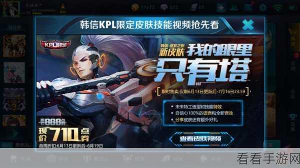 王者荣耀韩信逐梦之影皮肤深度评测，赛场风采与购买价值解析