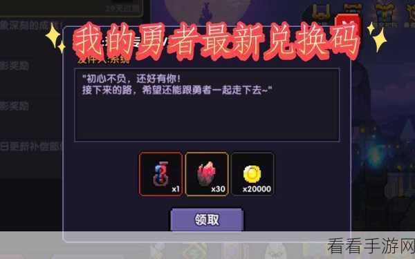 我的勇者2024年独家永久兑换码大揭秘！内含丰富游戏礼包与限定活动