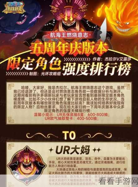 航海王燃烧意志，汉库珂角色深度解析与培养价值探讨