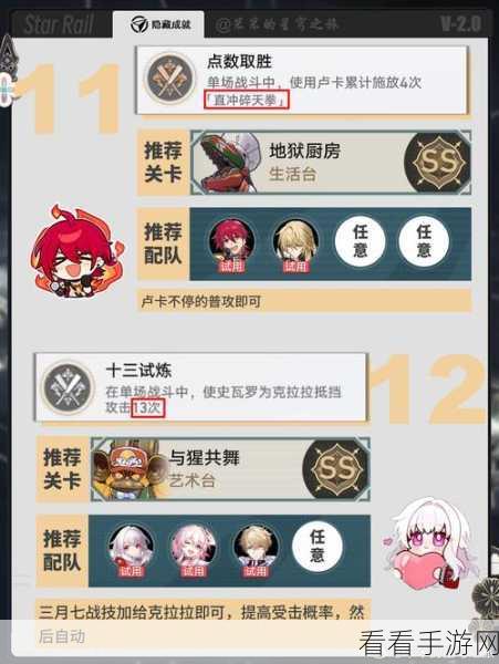 崩坏星穹铁道揭秘,解锁意外之祸隐藏成就的绝妙技巧