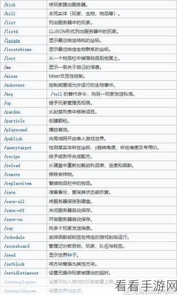 我的世界玩家必看，轻松掌握查看领地名称指令技巧