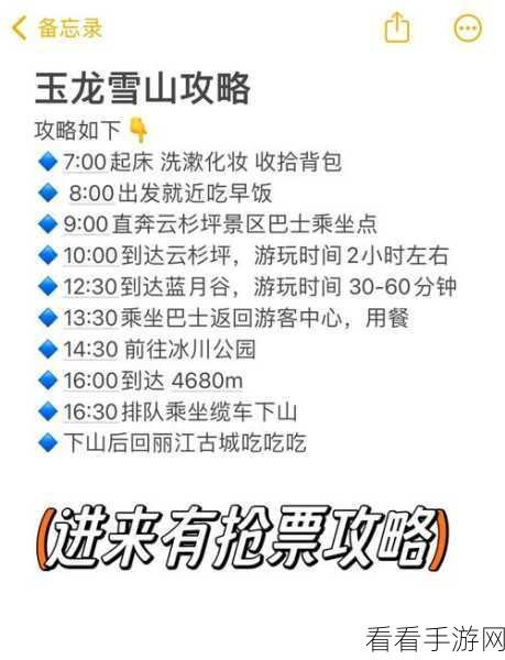 烟雨江湖成都雪山登顶秘籍，全面攻略助你征服雪山之巅